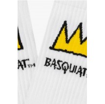JIMMY LION ATHLETIC BASQUIAT CROWN SOCKS UNISEX ΚΑΛΤΣΕΣ WHITE