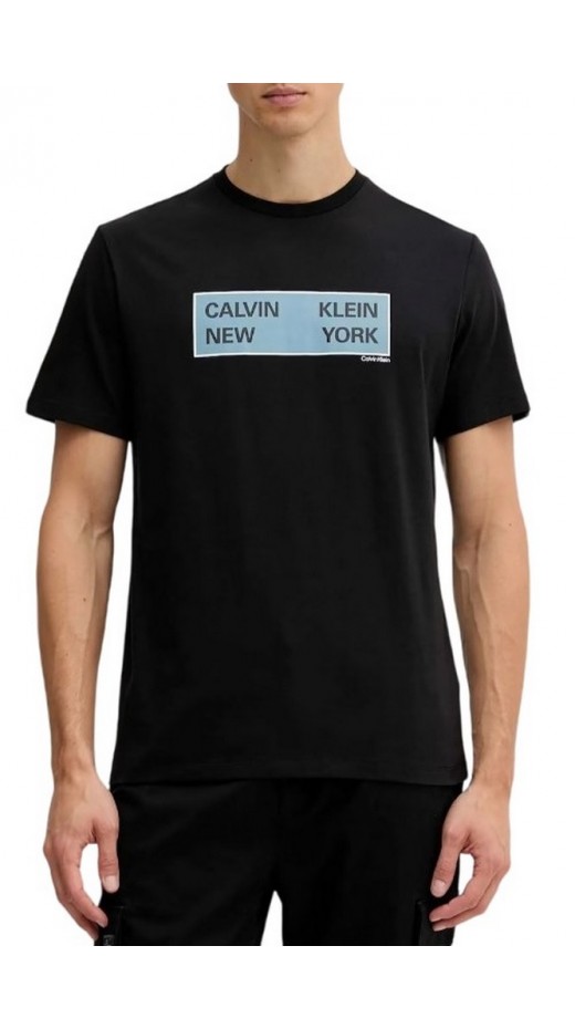 CALVIN KLEIN JEANS 30S EU CKNY BOX GRAPHIC TEE T-SHIRT ΜΠΛΟΥΖΑ ΑΝΔΡΙΚΗ BLACK