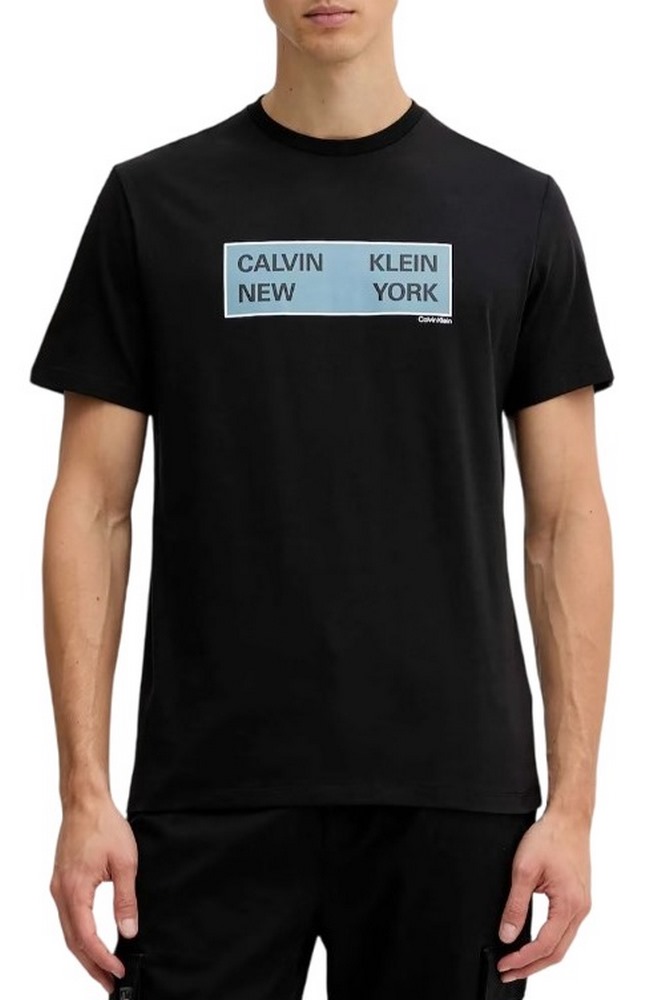 CALVIN KLEIN JEANS 30S EU CKNY BOX GRAPHIC TEE T-SHIRT ΜΠΛΟΥΖΑ ΑΝΔΡΙΚΗ BLACK