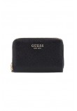GUESS AMORETTE SLG MED DOUBLE ZIP ΠΟΡΤΟΦΟΛΙ ΓΥΝΑΙΚΕΙΟ BLACK
