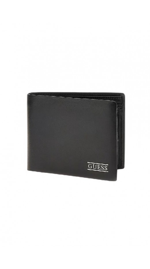GUESS NEW BOSTON R BLLFLD W C POCKET ΠΟΡΤΟΦΟΛΙ ΑΝΔΡΙΚΟ BLACK