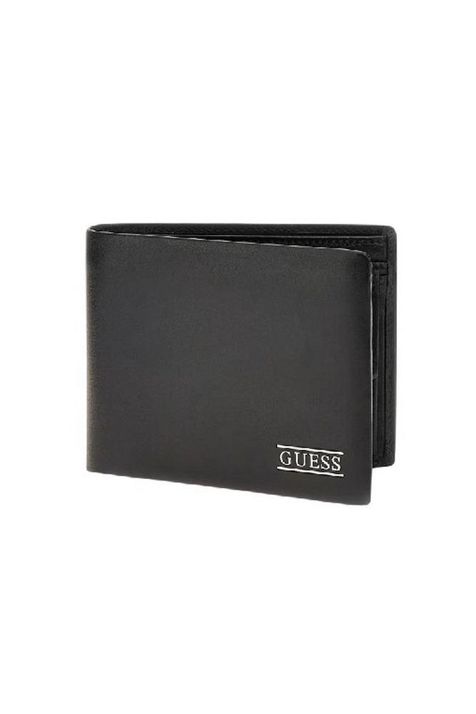 GUESS NEW BOSTON R BLLFLD W C POCKET ΠΟΡΤΟΦΟΛΙ ΑΝΔΡΙΚΟ BLACK
