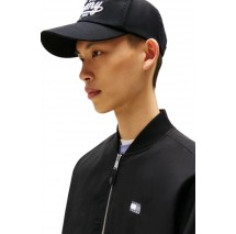 TOMMY JEANS COTTON BOMBER JACKET ΜΠΟΥΦΑΝ ΑΝΔΡΙΚΟ BLACK
