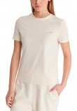 GUESS TRACEY CN T-SHIRT ΜΠΛΟΥΖΑ ΓΥΝΑΙΚΕΙΑ ECRU