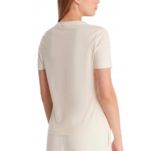 GUESS TRACEY CN T-SHIRT ΜΠΛΟΥΖΑ ΓΥΝΑΙΚΕΙΑ ECRU