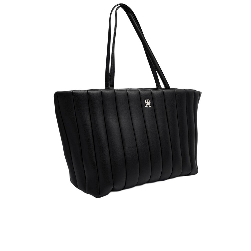 TOMMY HILFIGER GRACE TOTE ΤΣΑΝΤΑ ΓΥΝΑΙΚΕΙΑ BLACK