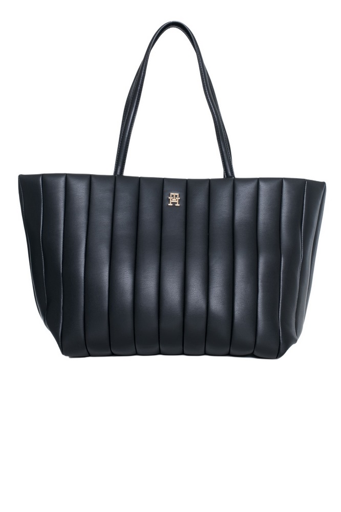 TOMMY HILFIGER GRACE TOTE ΤΣΑΝΤΑ ΓΥΝΑΙΚΕΙΑ BLACK
