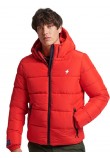 ΜΠΟΥΦΑΝ HOODED SPORTS PUFFER ΑΝΔΡΙΚΟ SUPERDRY RED