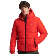 ΜΠΟΥΦΑΝ HOODED SPORTS PUFFER ΑΝΔΡΙΚΟ SUPERDRY RED