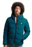 ΜΠΟΥΦΑΝ HOODED SPORTS PUFFER ΑΝΔΡΙΚΟ SUPERDRY PETROL