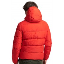 ΜΠΟΥΦΑΝ HOODED SPORTS PUFFER ΑΝΔΡΙΚΟ SUPERDRY RED