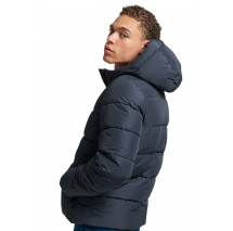 ΜΠΟΥΦΑΝ HOODED SPORTS PUFFER ΑΝΔΡΙΚΟ SUPERDRY NAVY