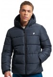 ΜΠΟΥΦΑΝ HOODED SPORTS PUFFER ΑΝΔΡΙΚΟ SUPERDRY NAVY