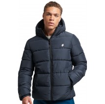 ΜΠΟΥΦΑΝ HOODED SPORTS PUFFER ΑΝΔΡΙΚΟ SUPERDRY NAVY