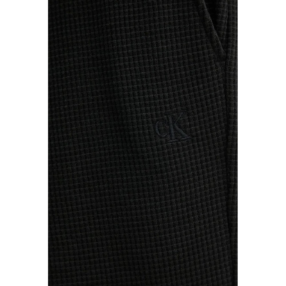 CALVIN KLEIN JEANS CHUNKY WAFFLE SHORT ΒΕΡΜΟΥΔΑ ΑΝΔΡΙΚΗ BLACK