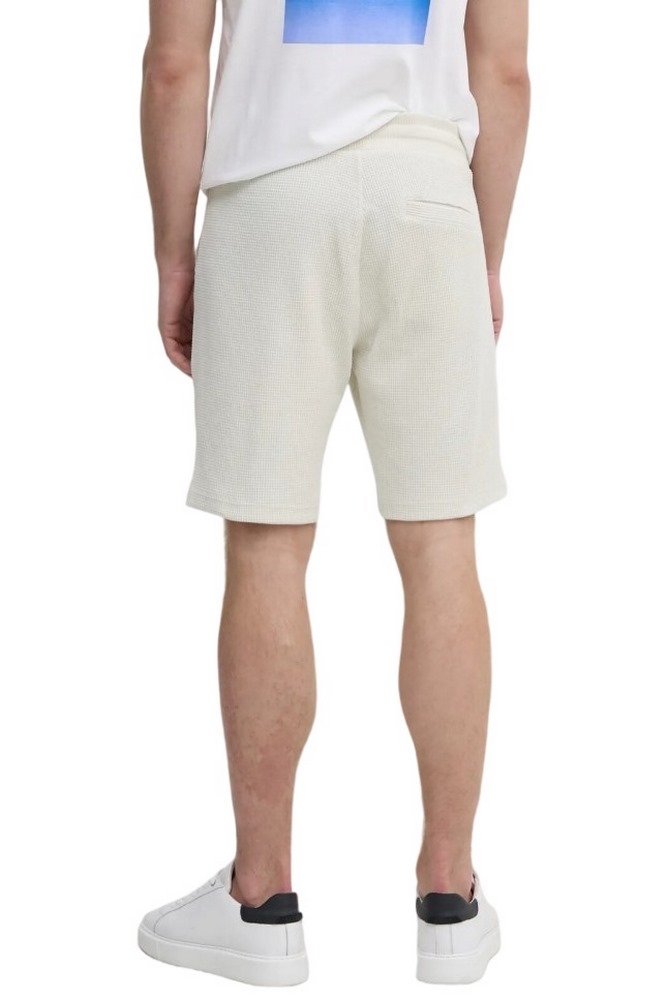 CALVIN KLEIN JEANS CHUNKY WAFFLE SHORT ΒΕΡΜΟΥΔΑ ΑΝΔΡΙΚΗ ECRU