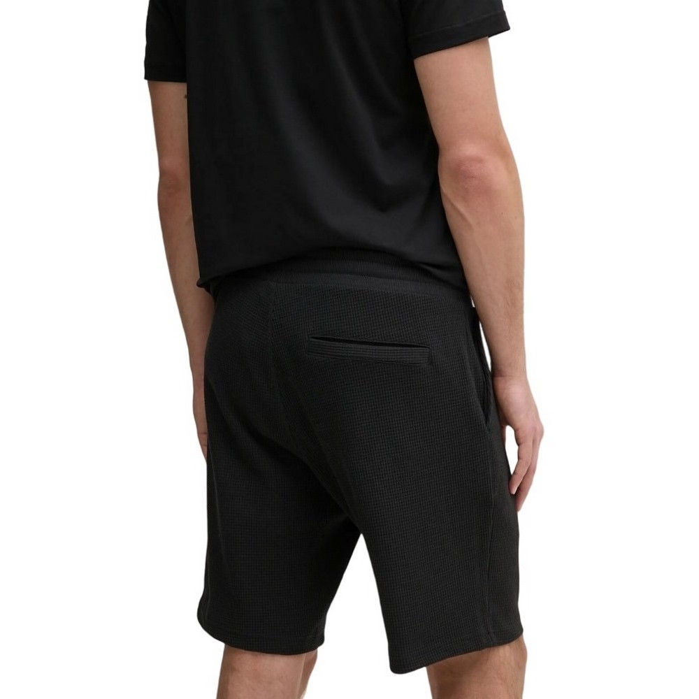 CALVIN KLEIN JEANS CHUNKY WAFFLE SHORT ΒΕΡΜΟΥΔΑ ΑΝΔΡΙΚΗ BLACK