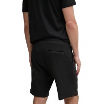 CALVIN KLEIN JEANS CHUNKY WAFFLE SHORT ΒΕΡΜΟΥΔΑ ΑΝΔΡΙΚΗ BLACK