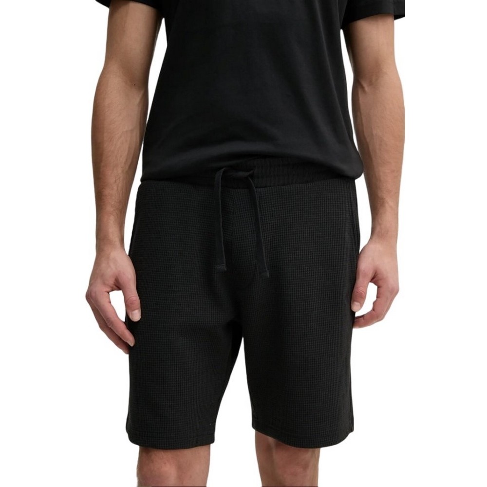 CALVIN KLEIN JEANS CHUNKY WAFFLE SHORT ΒΕΡΜΟΥΔΑ ΑΝΔΡΙΚΗ BLACK