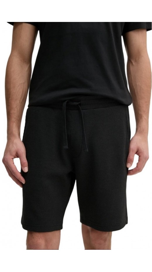 CALVIN KLEIN JEANS CHUNKY WAFFLE SHORT ΒΕΡΜΟΥΔΑ ΑΝΔΡΙΚΗ BLACK
