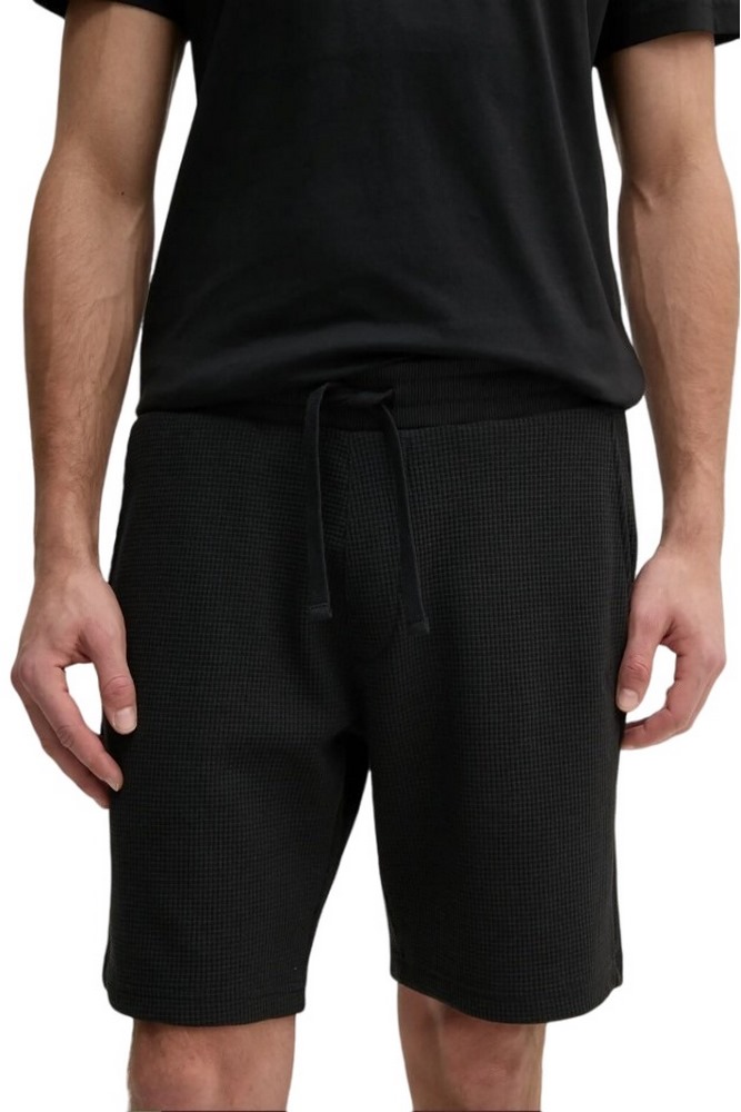 CALVIN KLEIN JEANS CHUNKY WAFFLE SHORT ΒΕΡΜΟΥΔΑ ΑΝΔΡΙΚΗ BLACK