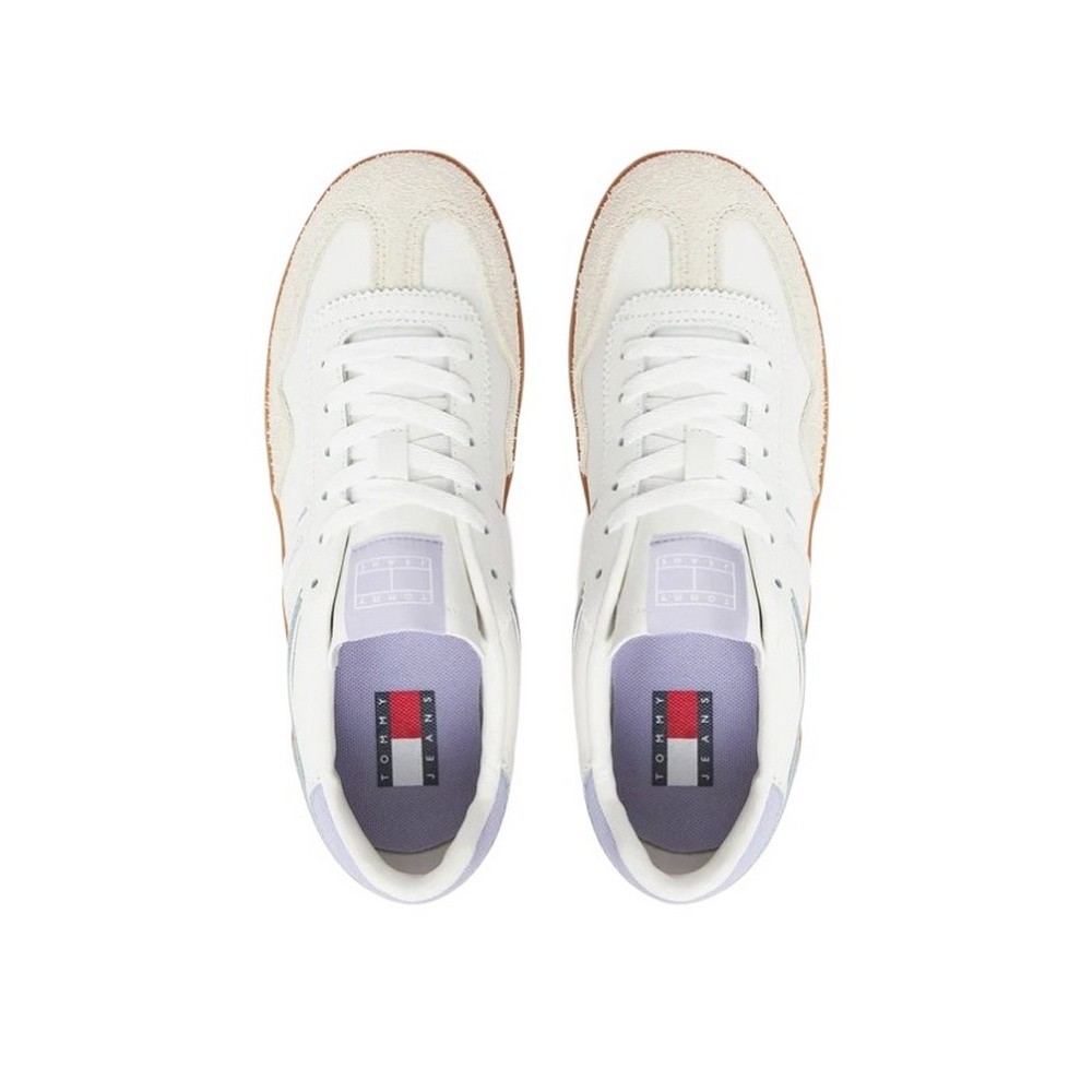 TOMMY JEANS THE GREENWICH FLATFORM ΠΑΠΟΥΤΣΙ ΓΥΝΑΙΚΕΙΟ ECRU