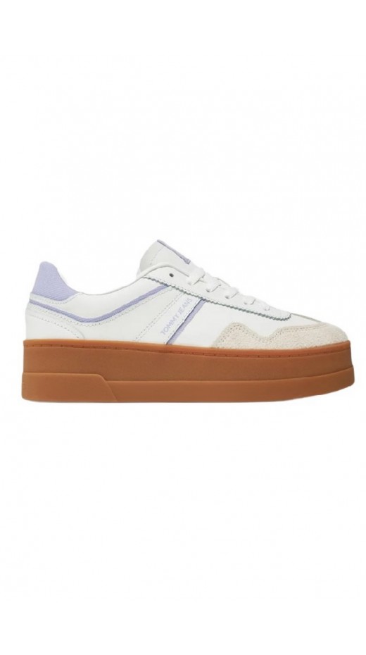 TOMMY JEANS THE GREENWICH FLATFORM ΠΑΠΟΥΤΣΙ ΓΥΝΑΙΚΕΙΟ ECRU