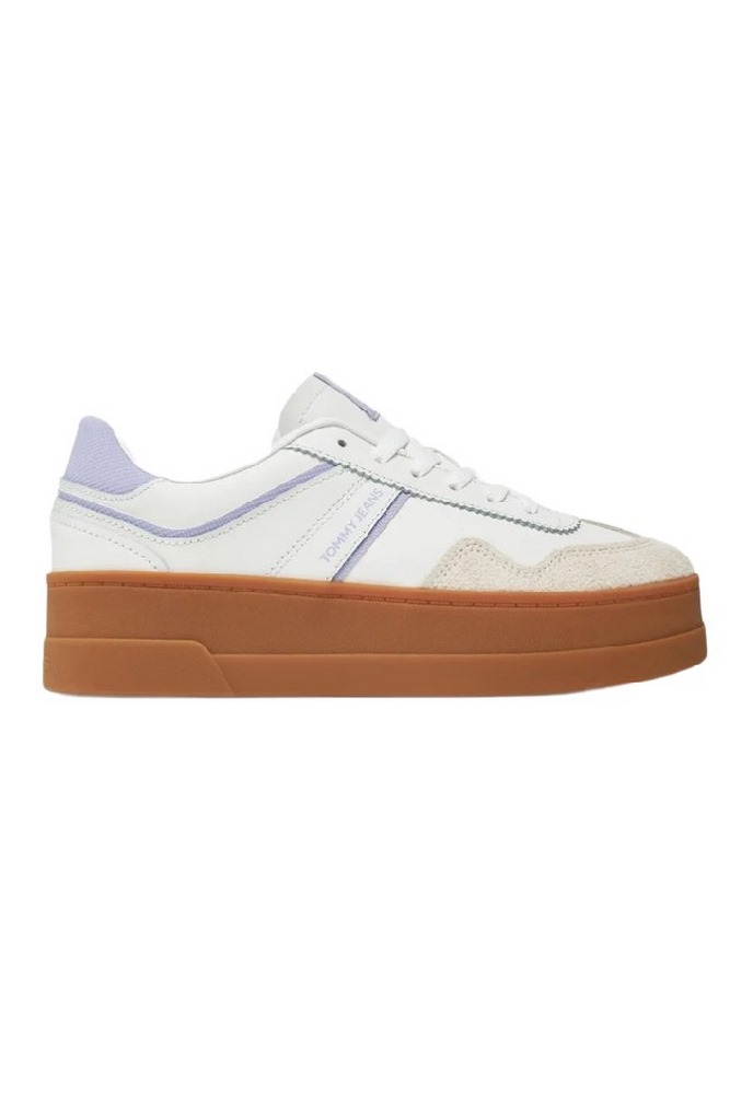 TOMMY JEANS THE GREENWICH FLATFORM ΠΑΠΟΥΤΣΙ ΓΥΝΑΙΚΕΙΟ ECRU