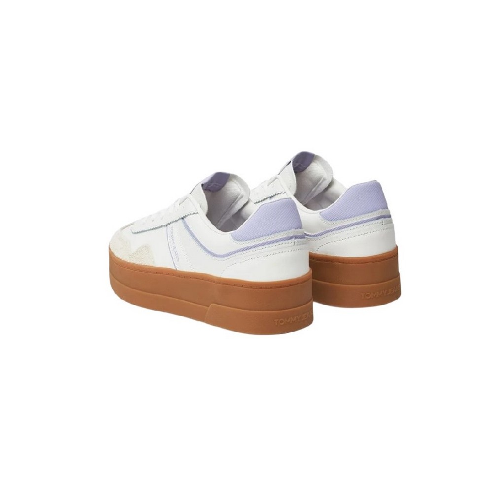 TOMMY JEANS THE GREENWICH FLATFORM ΠΑΠΟΥΤΣΙ ΓΥΝΑΙΚΕΙΟ ECRU