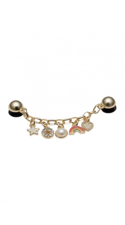 CROCS FRIENDSHIP BRACELET CHAIN JIBBITZ CHARMS ΓΥΝΑΙΚΕΙΟ GOLD