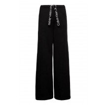 CALVIN KLEIN JEANS TAPE WIDE LEG JOG PANT ΠΑΝΤΕΛΟΝΙ ΓΥΝΑΙΚΕΙΟ BLACK