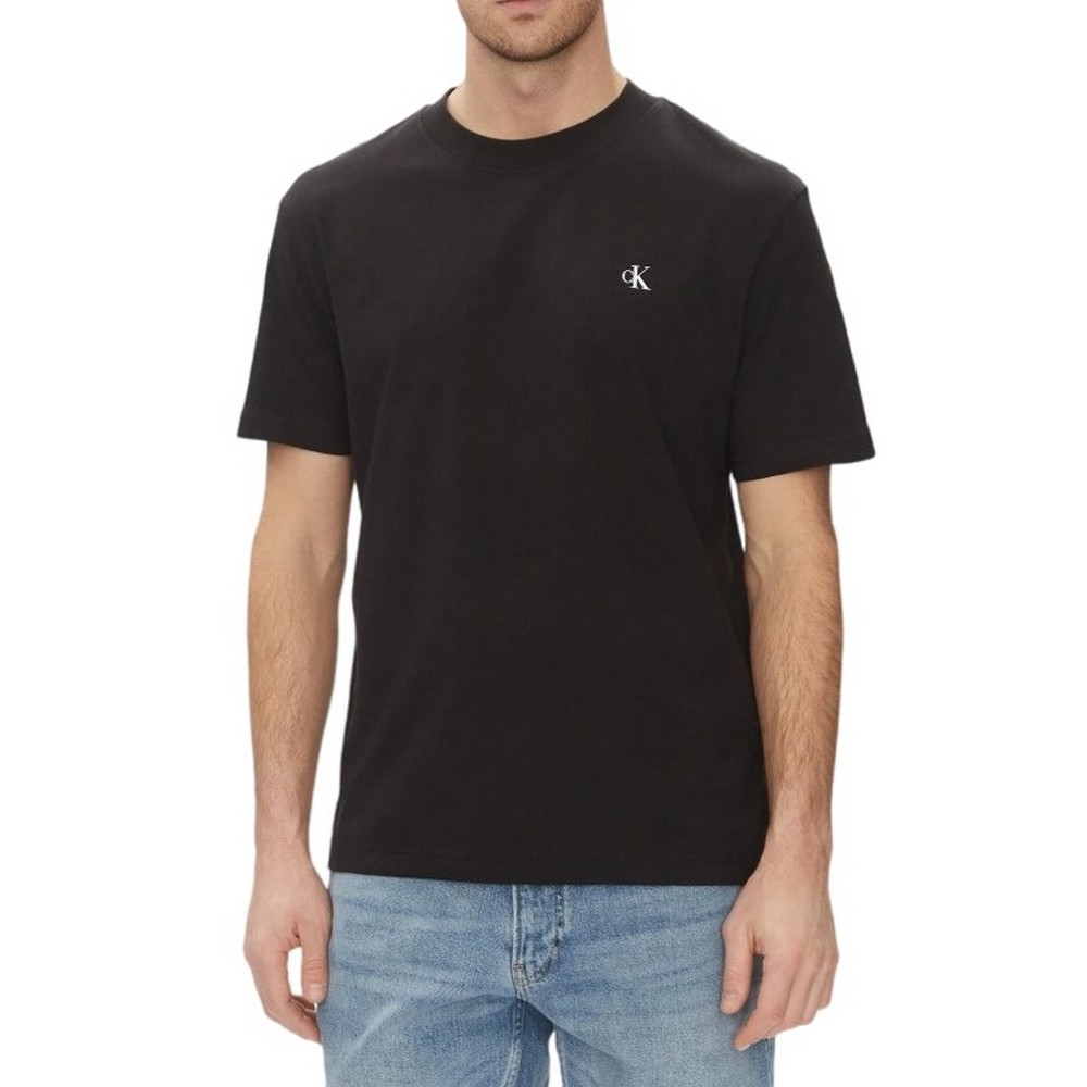 CALVIN KLEIN JEANS PAINTED CALVIN KLEIN JEANS TEE T-SHIRT ΜΠΛΟΥΖΑ ΑΝΔΡΙΚΗ BLACK