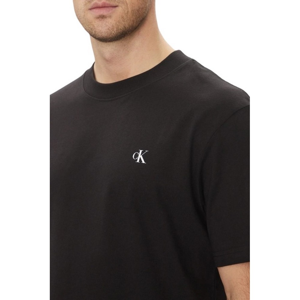 CALVIN KLEIN JEANS PAINTED CALVIN KLEIN JEANS TEE T-SHIRT ΜΠΛΟΥΖΑ ΑΝΔΡΙΚΗ BLACK