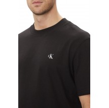 CALVIN KLEIN JEANS PAINTED CALVIN KLEIN JEANS TEE T-SHIRT ΜΠΛΟΥΖΑ ΑΝΔΡΙΚΗ BLACK