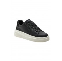 GUESS ELBINA SUEDE FLPVIBSUE12 ΠΑΠΟΥΤΣΙ ΓΥΝΑΙΚΕΙΟ BLACK