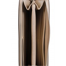 CALVIN KLEIN JEANS SCULPTED ZIP AROUND WALLET ΠΟΡΤΟΦΟΛΙ ΓΥΝΑΙΚΕΙΟ BEIGE