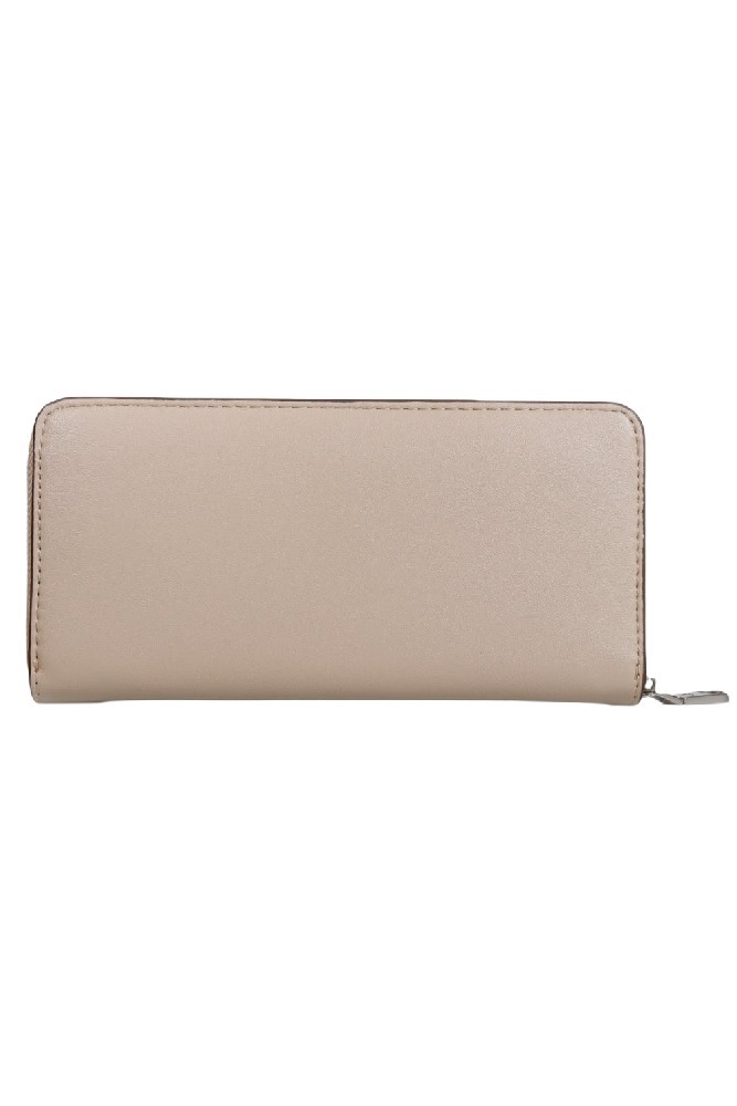 CALVIN KLEIN JEANS SCULPTED ZIP AROUND WALLET ΠΟΡΤΟΦΟΛΙ ΓΥΝΑΙΚΕΙΟ BEIGE