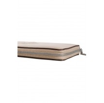 CALVIN KLEIN JEANS SCULPTED ZIP AROUND WALLET ΠΟΡΤΟΦΟΛΙ ΓΥΝΑΙΚΕΙΟ BEIGE