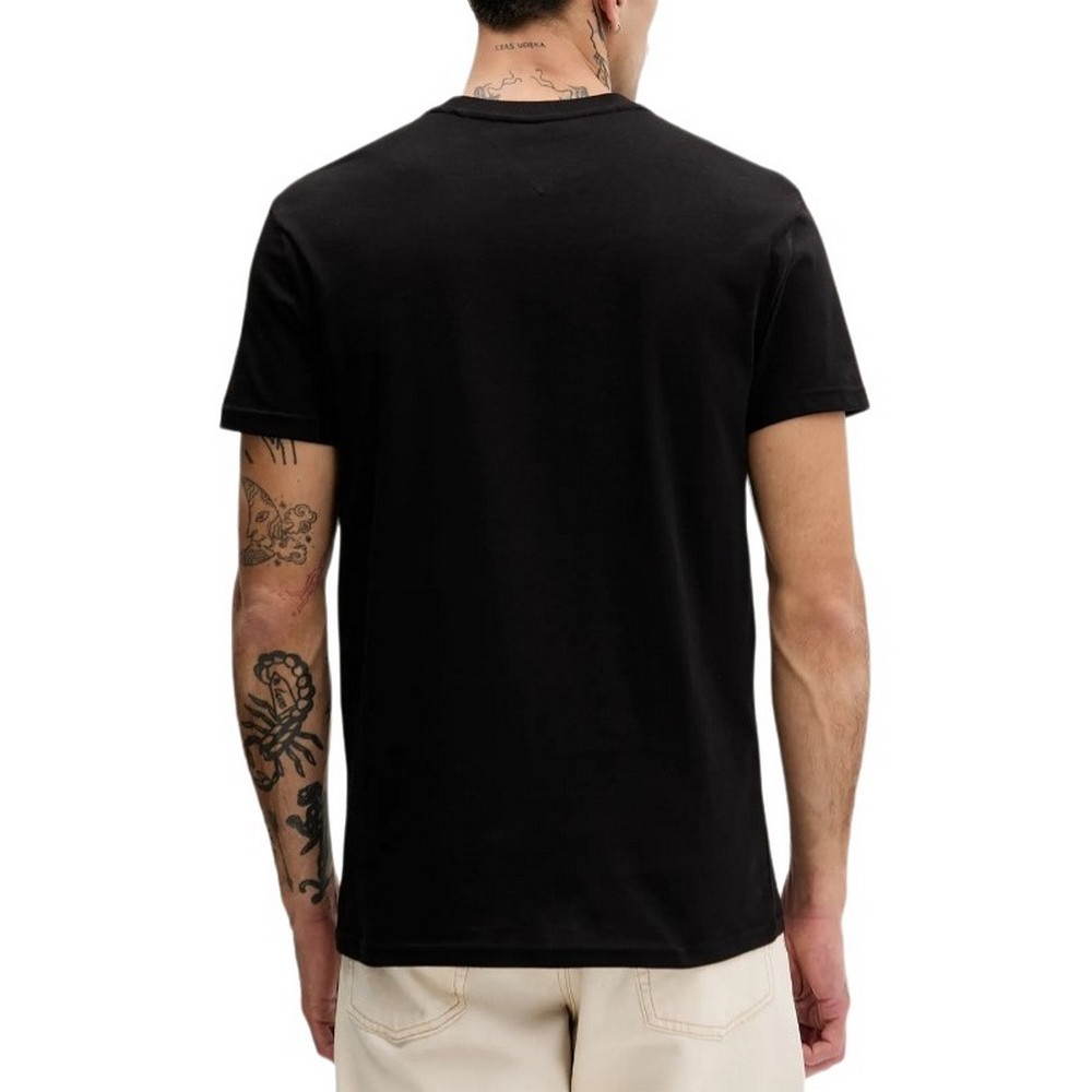 TOMMY JEANS  REG BIG FLAG SS TEE T-SHIRT ΜΠΛΟΥΖΑ ΑΝΔΡΙΚΗ BLACK