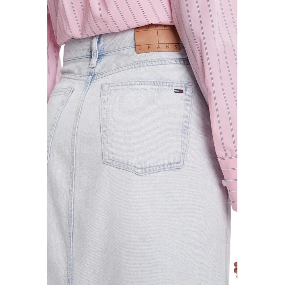 TOMMY JEANS CLAIRE MAXI SKIRT CI6011 ΦΟΥΣΤΑ ΓΥΝΑΙΚΕΙΑ DENIM LIGHT
