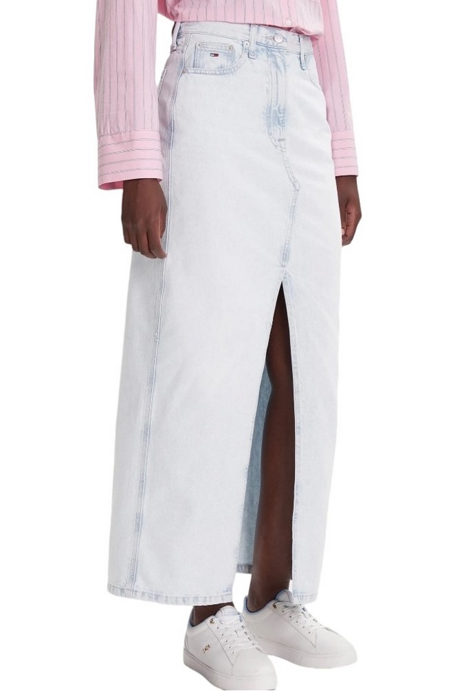 TOMMY JEANS CLAIRE MAXI SKIRT CI6011 ΦΟΥΣΤΑ ΓΥΝΑΙΚΕΙΑ DENIM LIGHT