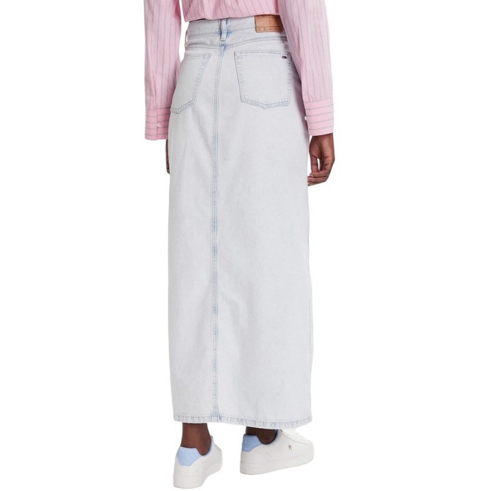 TOMMY JEANS CLAIRE MAXI SKIRT CI6011 ΦΟΥΣΤΑ ΓΥΝΑΙΚΕΙΑ DENIM LIGHT