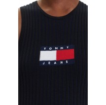TOMMY JEANS FLAG SWEATER MINI DRESS EXT ΦΟΡΕΜΑ ΓΥΝΑΙΚΕΙΟ BLACK