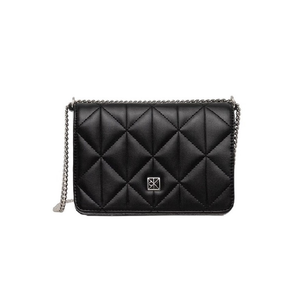 CALVIN KLEIN QUILTED MINI CHAIN BAG ΤΣΑΝΤΑ ΓΥΝΑΙΚΕΙΑ BLACK