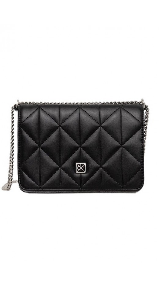 CALVIN KLEIN QUILTED MINI CHAIN BAG ΤΣΑΝΤΑ ΓΥΝΑΙΚΕΙΑ BLACK