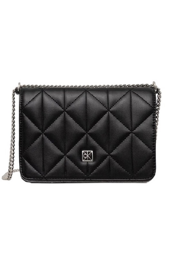 CALVIN KLEIN QUILTED MINI CHAIN BAG ΤΣΑΝΤΑ ΓΥΝΑΙΚΕΙΑ BLACK
