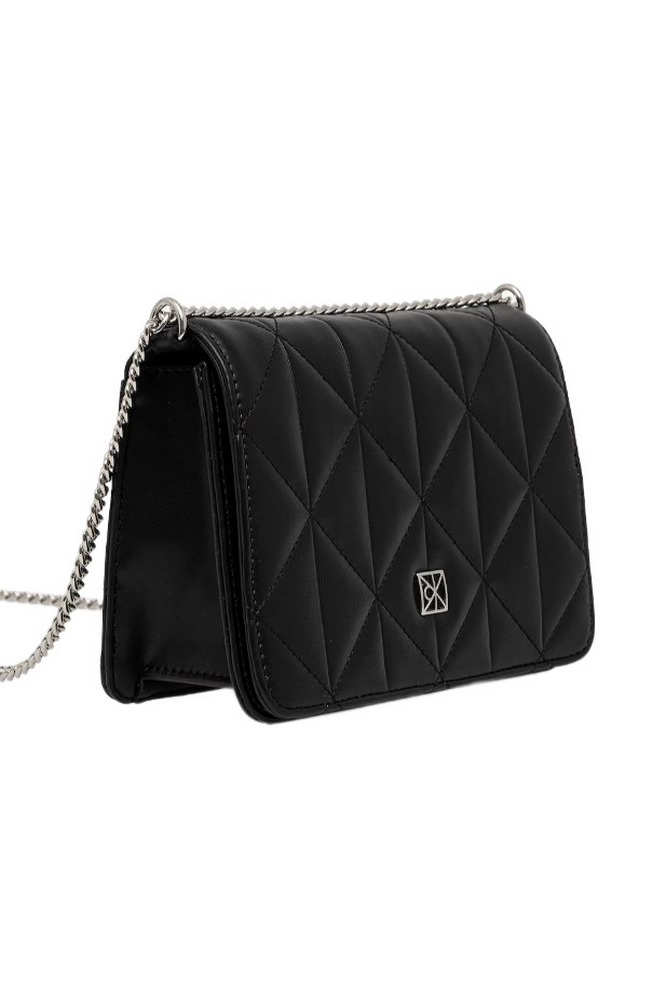 CALVIN KLEIN QUILTED MINI CHAIN BAG ΤΣΑΝΤΑ ΓΥΝΑΙΚΕΙΑ BLACK