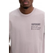 SUPERDRY D2 SDSW UTILITY SPORT GRAPHIC T-SHIRT ΜΠΛΟΥΖΑ ΑΝΔΡΙΚΗ CLOUD GREY