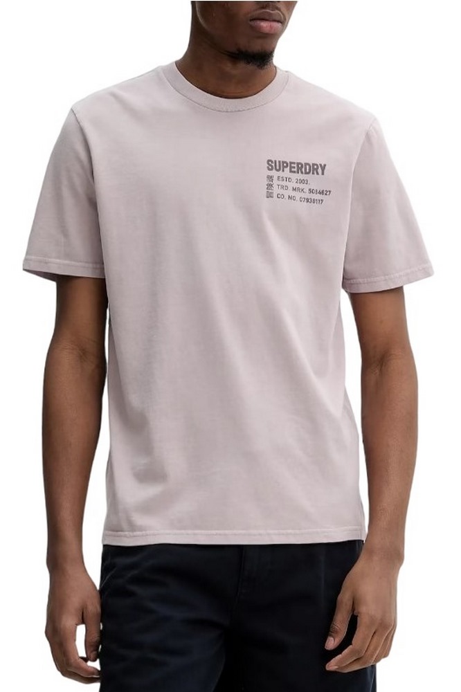 SUPERDRY D2 SDSW UTILITY SPORT GRAPHIC T-SHIRT ΜΠΛΟΥΖΑ ΑΝΔΡΙΚΗ CLOUD GREY