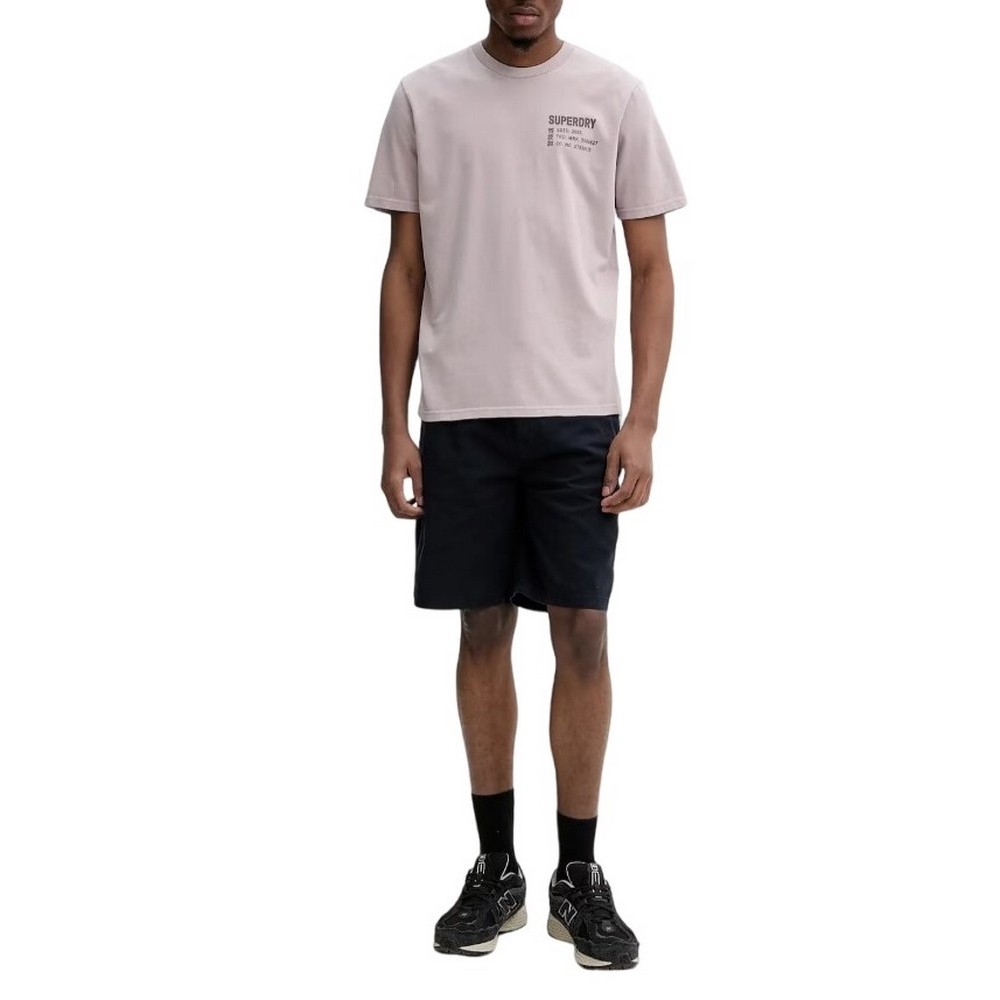 SUPERDRY D2 SDSW UTILITY SPORT GRAPHIC T-SHIRT ΜΠΛΟΥΖΑ ΑΝΔΡΙΚΗ CLOUD GREY